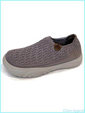 Mesh Breathable Slip-On Shoes Sneakers Lightweight Anti-Slip Thick Sole
